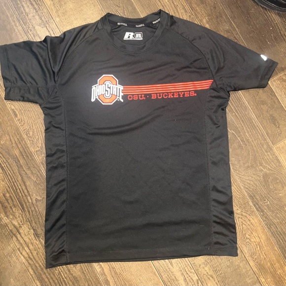 Russell Athletic Other - Russell Athletic Black Ohio State Buckeyes Short-Sleeve Tee with Red Logo